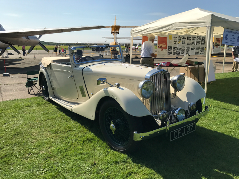 The mascot is a greyhound, but that was a postwar AC. This is a 16/80 from the mid-30's. Only 40 of these 80 horsepower sports cars were built plus 4 supercharged 90 horsepower versions. It was apparently one of the best handling cars of its day.